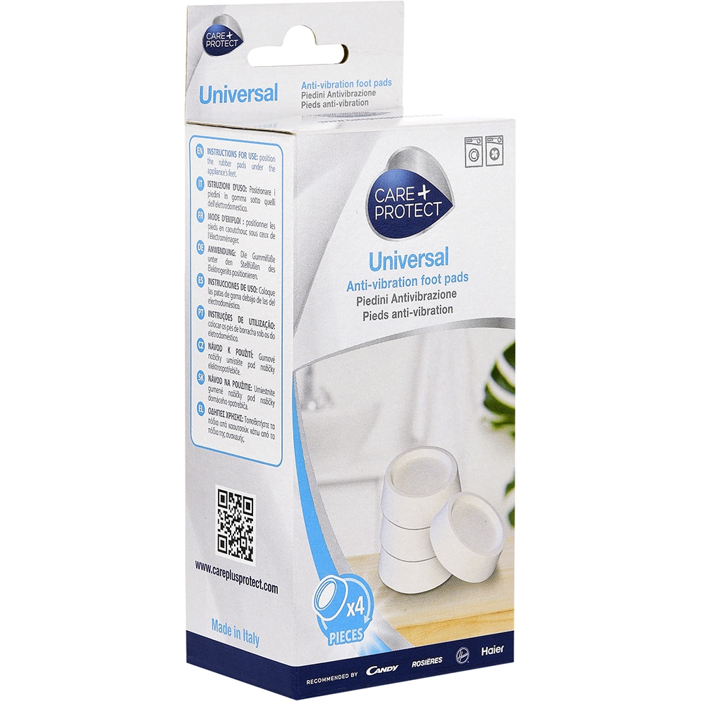 Picioruse antivibratie din cauciuc CANDY Care+Protect CAF1001, 4 bucati