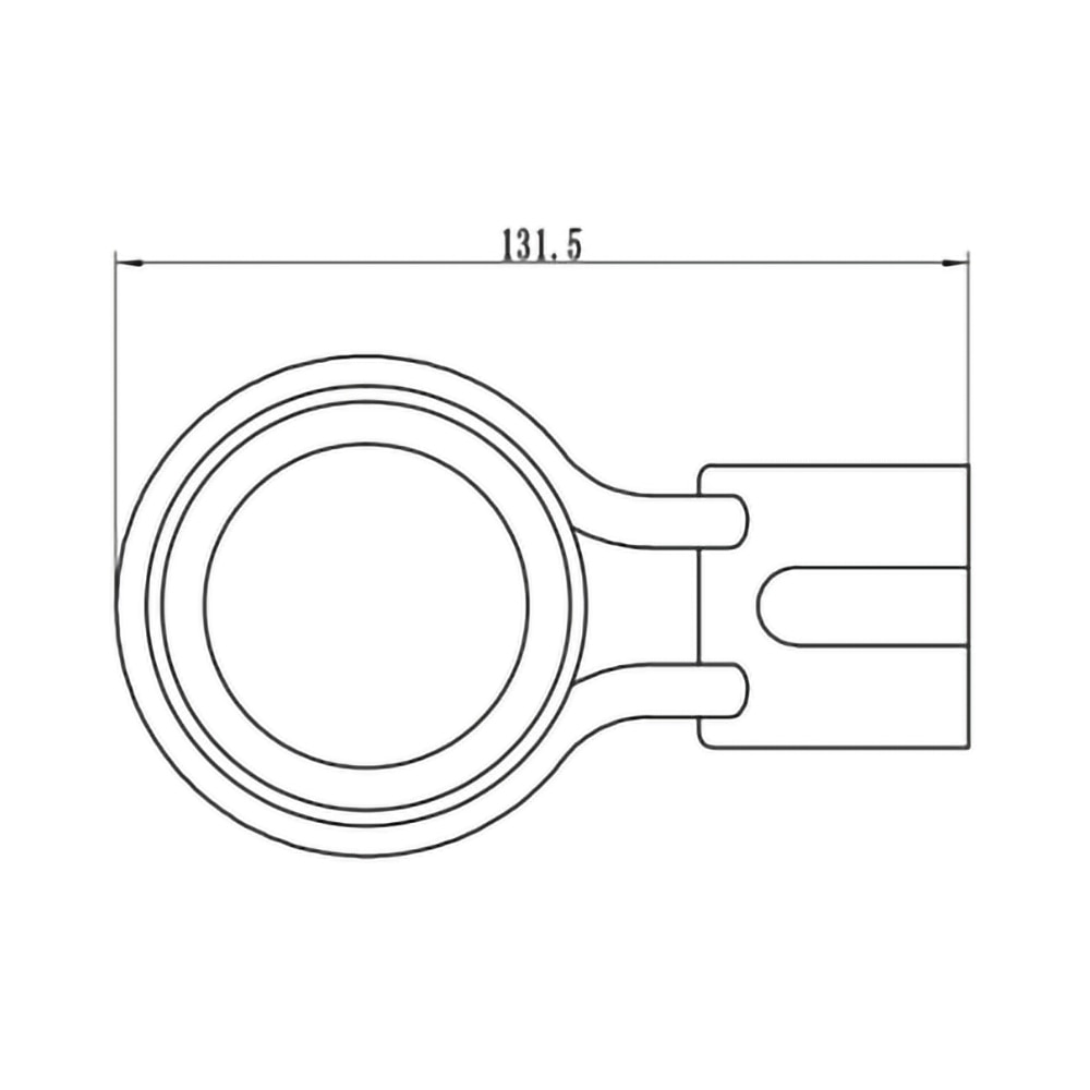 Pahar baie FERRO Cascata E03, crom