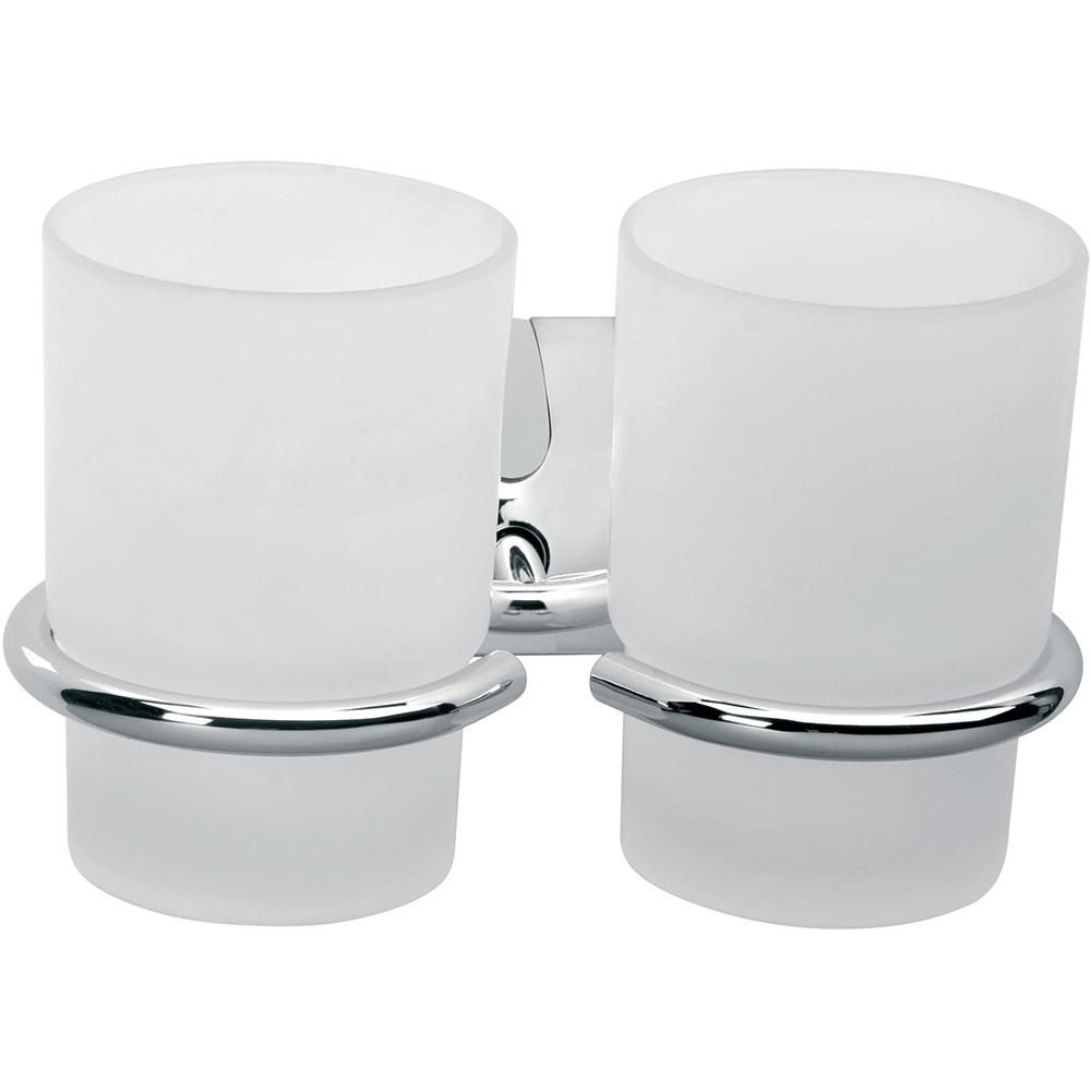 Pahar baie dublu FERRO Cascata E04, crom