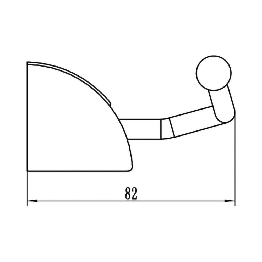 Suport baie tip cuier FERRO Cascata E06, crom