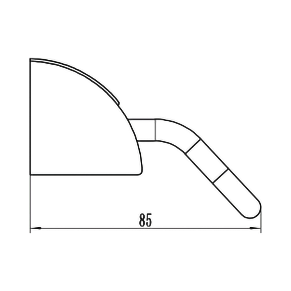 Suport prosop tip bara FERRO Cascata E07, 45 cm, crom