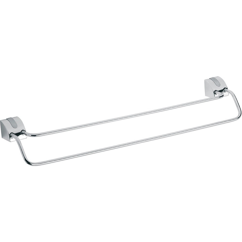 Suport prosop dublu tip bara FERRO Cascata E10, 60 cm, crom