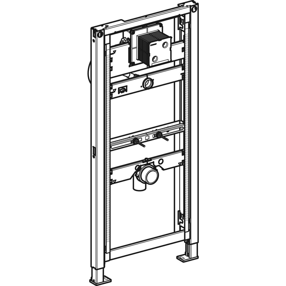 Cadru fixare pisoar GEBERIT Duofix 111.616.00.1, H 112-130 cm
