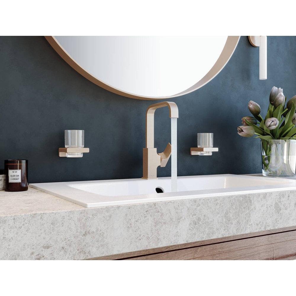 Suport periuta dinti HANSGROHE Addstoris 41749140, 9.1 cm, bronz