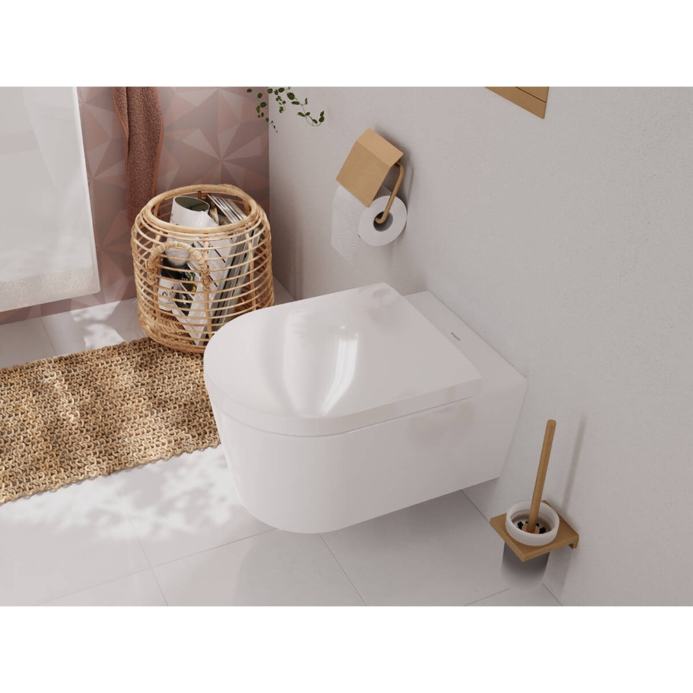 Set perie toaleta HANSGROHE Addstoris 41752140, 34.2 cm, bronz
