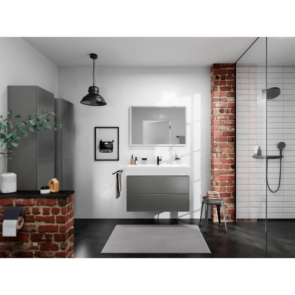 Suport hartie igienica HANSGROHE Addstoris 41753670, negru
