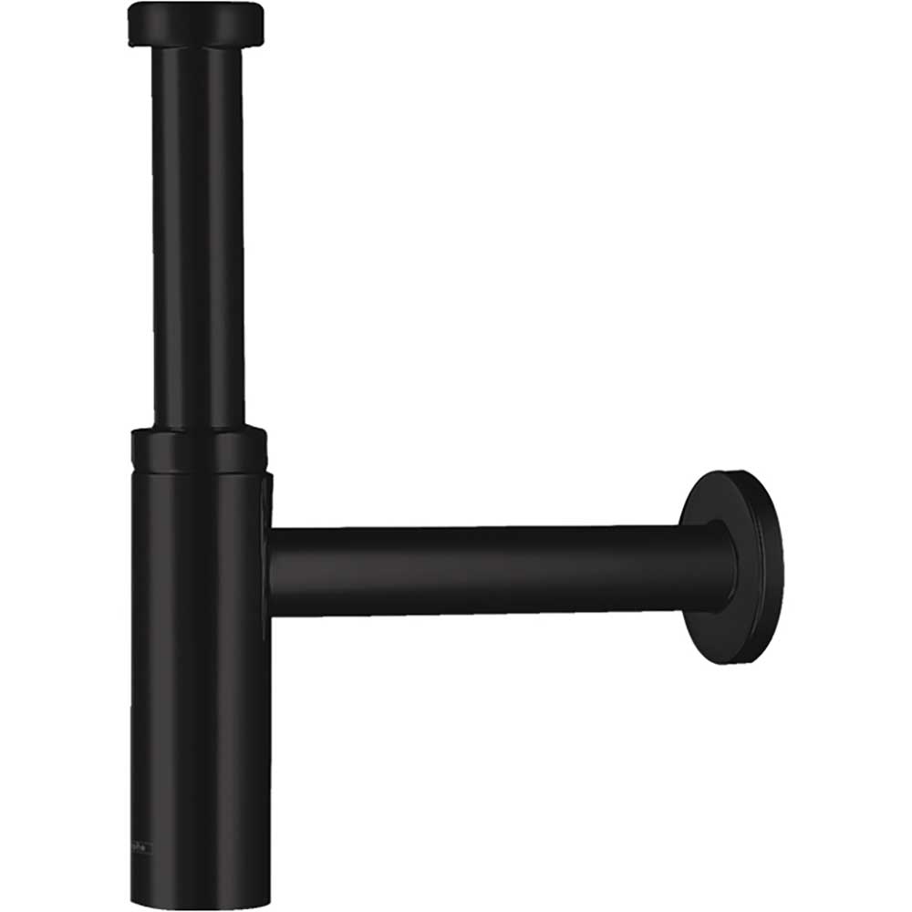 Sifon lavoar HANSGROHE Flowstar S 52105670, D 50mm, evacuare orizontala, negru