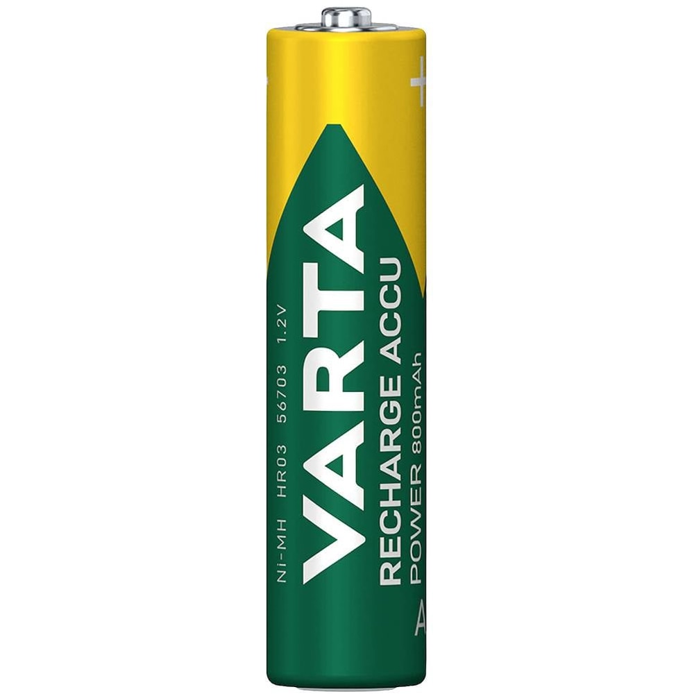 Acumulatori Varta, AAA, Ni-MH 800 mAh, 4 bucati