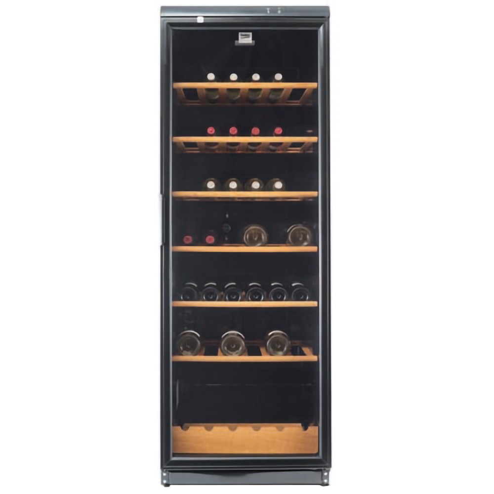 Racitor de vinuri BEKO PROFESSIONAL ADN 231BK BP, 105 sticle, H 173 cm, Clasa G, negru