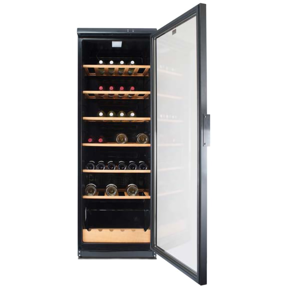 Racitor de vinuri BEKO PROFESSIONAL ADN 231BK BP, 105 sticle, H 173 cm, Clasa G, negru