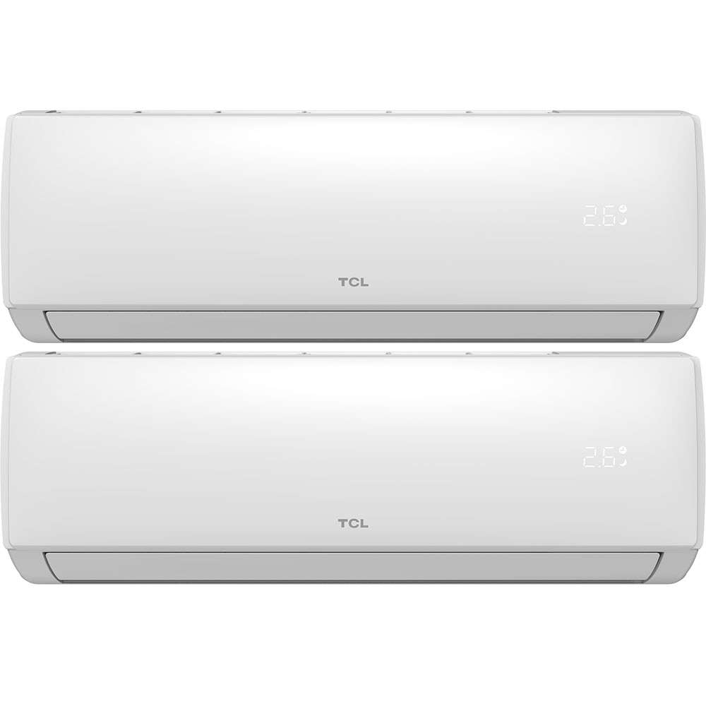 Sistem aer conditionat pentru 2 incaperi TCL FMA-14I2HD99, 9000/9000BTU, A++/A+, Wi-Fi, Inverter, Unitate externa 14000BTU, alb
