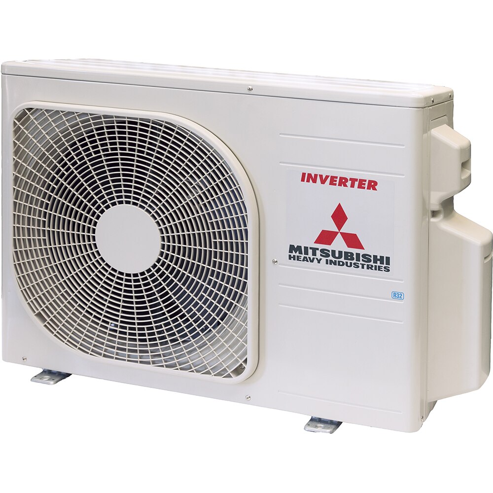Sistem aer conditionat pentru 2 incaperi MITSUBISHI HEAVY, 2x7000BTU unitatea interna, unitate externa 14000BTU, A+++/A++, Inverter, Functie incalzire, Wi-Fi, alb