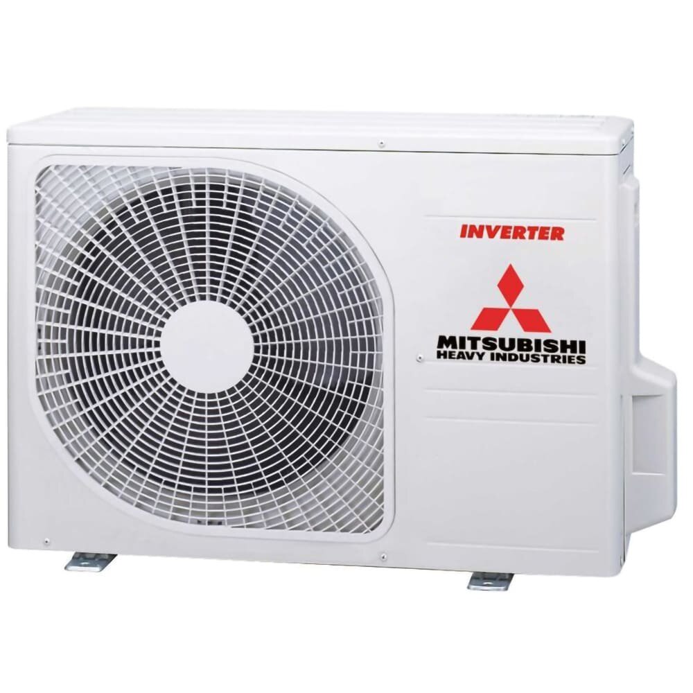 Sistem aer conditionat pentru 2 incaperi MITSUBISHI HEAVY, 2x9000BTU unitate interna, unitate externa 18000BTU, A+++/A++, Inverter, Wi-Fi, Alb