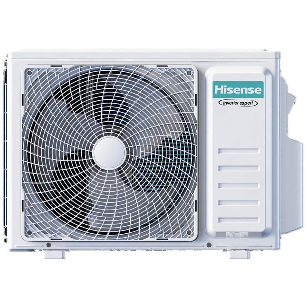 Sistem aer conditionat pentru 3 incaperi HISENSE Uni HB, 9000/9000/12000 BTU, unitate externa 21000 BTU, A++/A+, Functie incalzire, Wi-Fi, alb