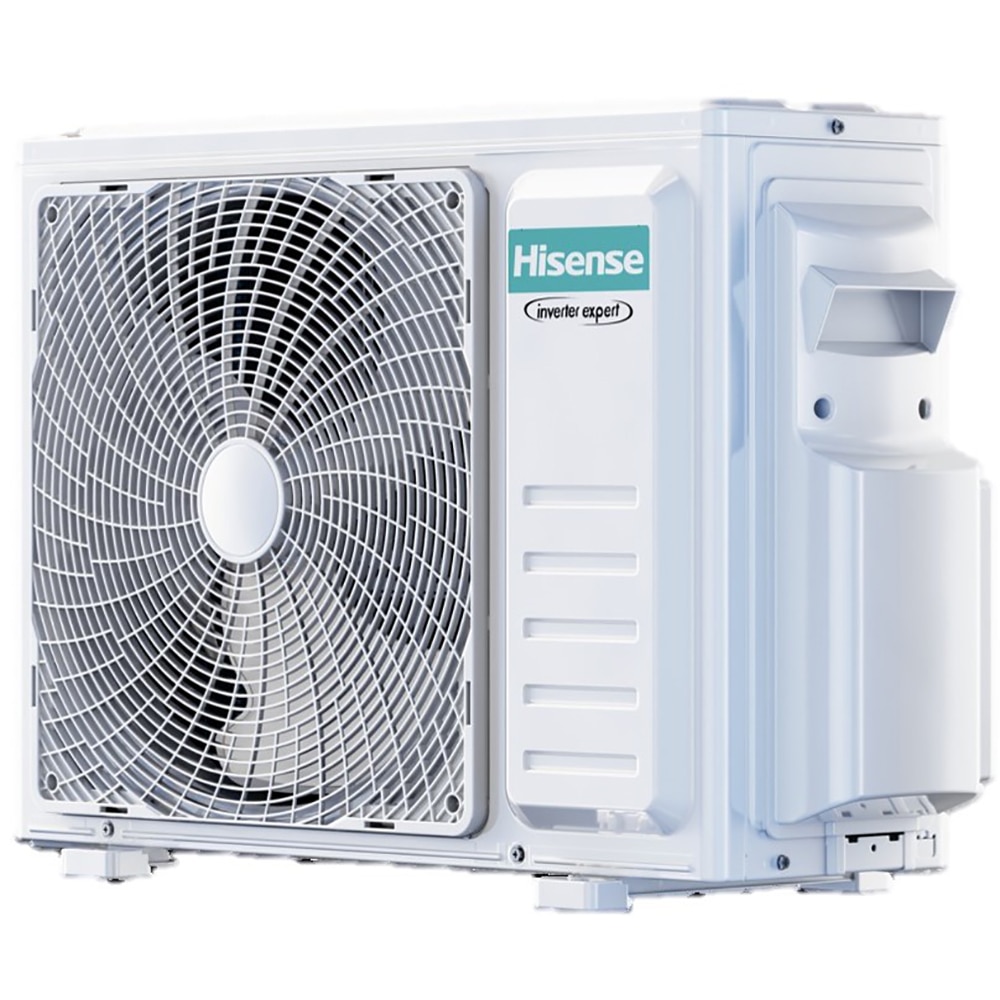 Sistem aer conditionat pentru 3 incaperi HISENSE Uni HB, 9000/9000/12000 BTU, unitate externa 21000 BTU, A++/A+, Functie incalzire, Wi-Fi, alb