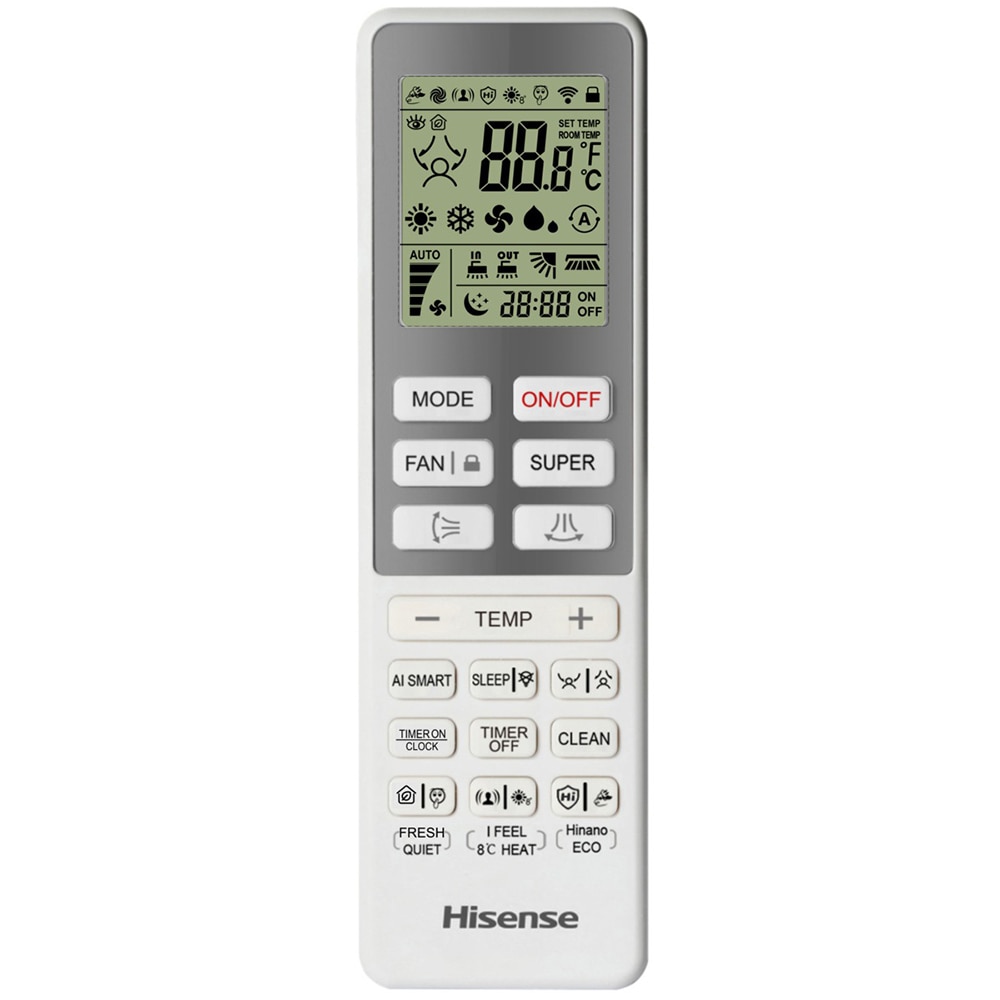 Aer conditionat HISENSE Energy ProX, 12000 BTU, A+++/A+++, Functie Incalzire, Wi-Fi, negru mat