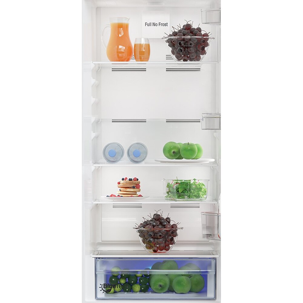 Combina frigorifica ARCTIC AK60406E40NFMT, Full No Frost, 362 l, H 202.5 cm, Clasa E, argintiu