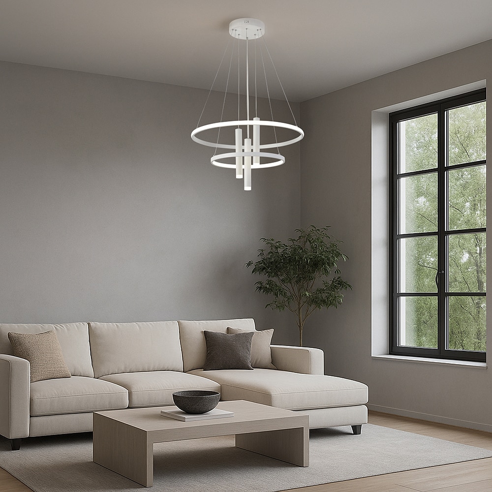 Lustra LED KLAUSEN Altheia, 55,5W, 4000K, IP20, alb