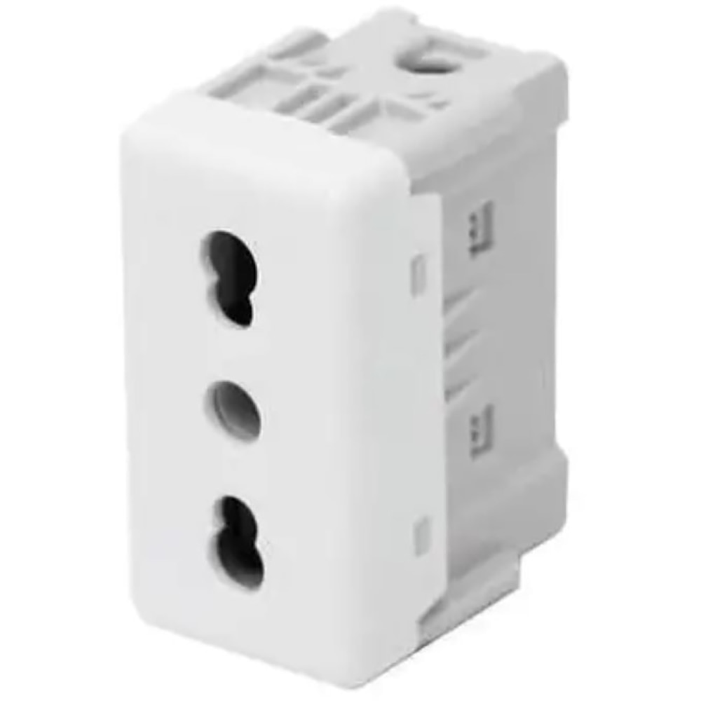 Priza GEWISS GW20203R, IP40, IP55, 16A, 230V, alb