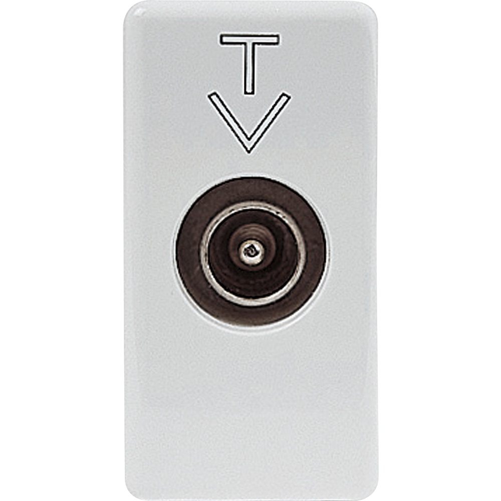 Priza TV GEWISS GW20381, IP20, alb