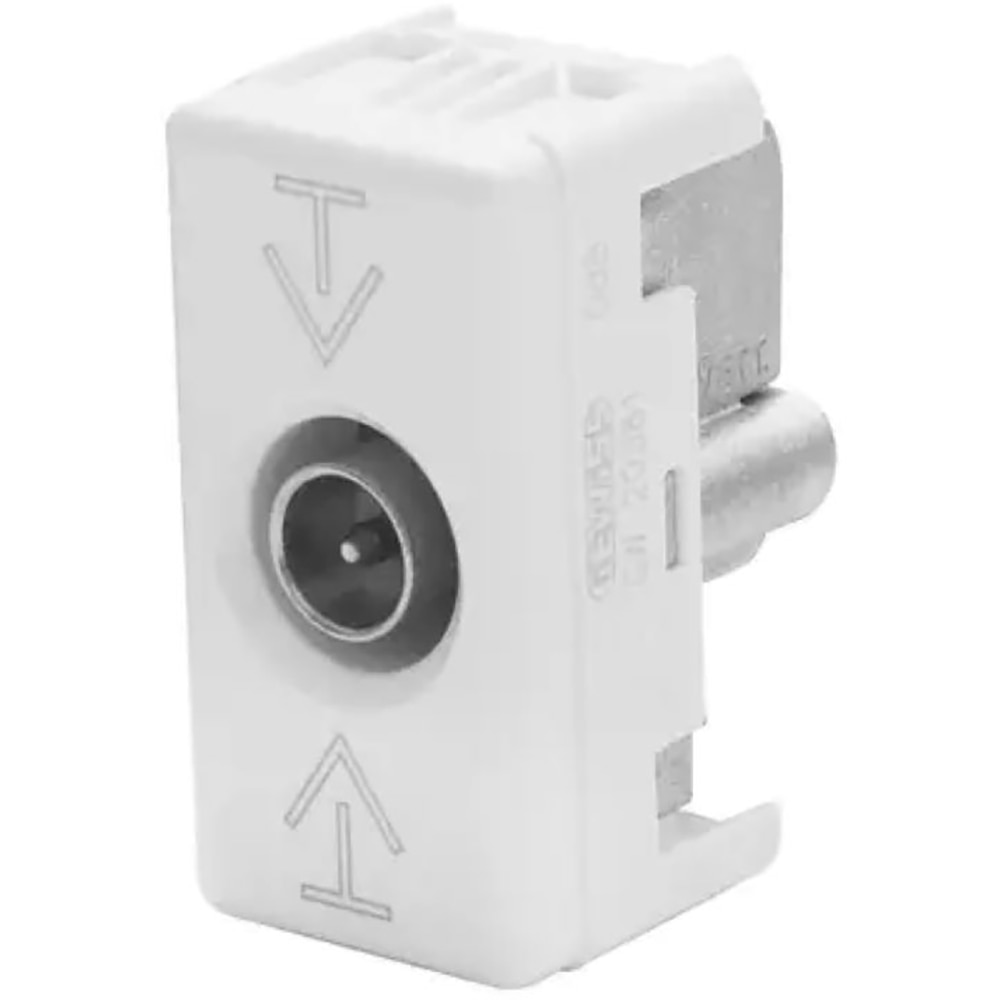 Priza TV GEWISS GW20381, IP20, alb