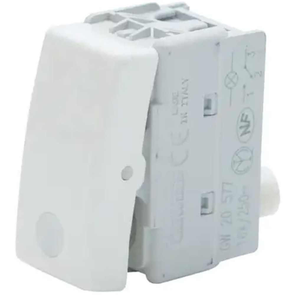 Intrerupator cap-scara GEWISS GW20577, alb