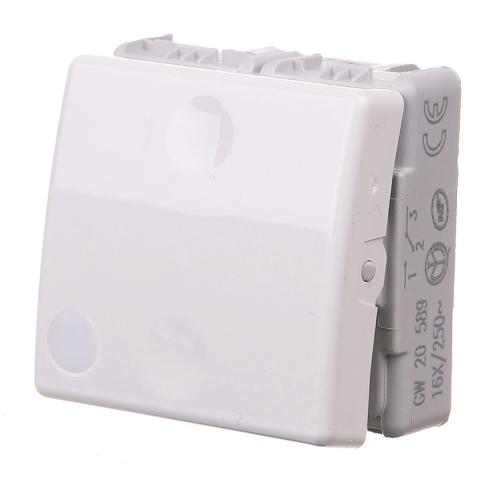 Intrerupator cap-scara GEWISS GW20589, 16A, alb