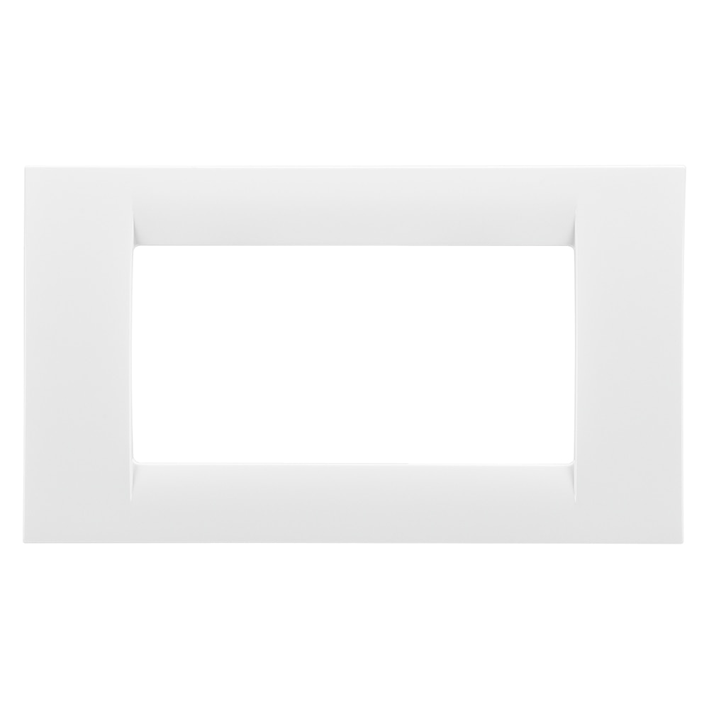 Rama GEWISS GW22104, 4 posturi, IP55, alb