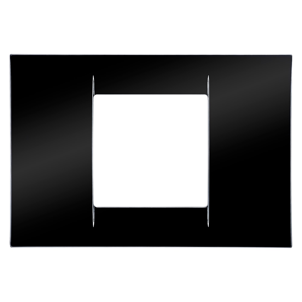 Rama GEWISS GW22112, 2 posturi, IP55, negru