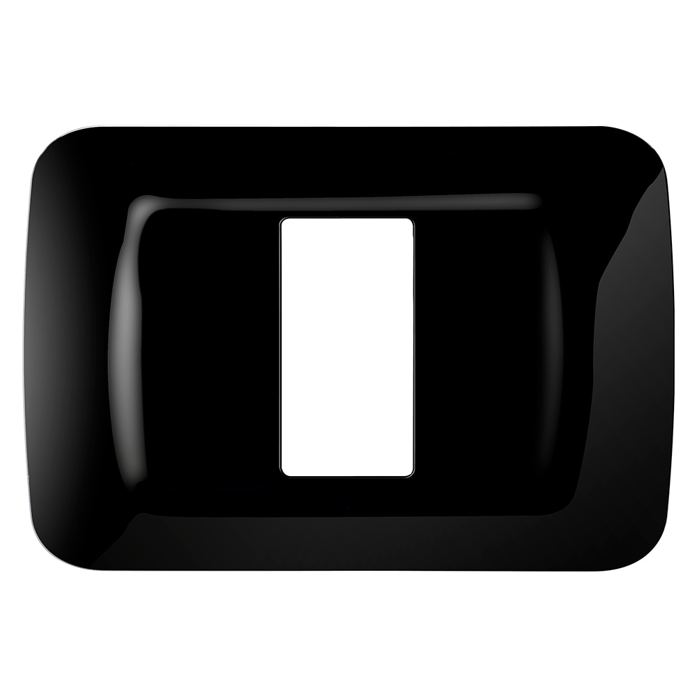 Rama GEWISS GW22511, 1 post, IP55, negru