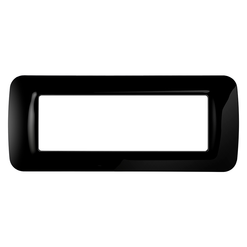 Rama GEWISS GW22516, 6 posturi, IP55, negru