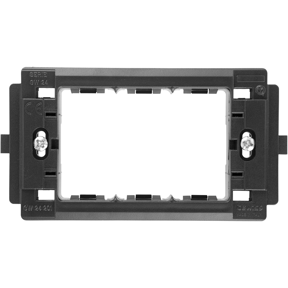 Rama suport GEWISS GW24201, 3 posturi, negru