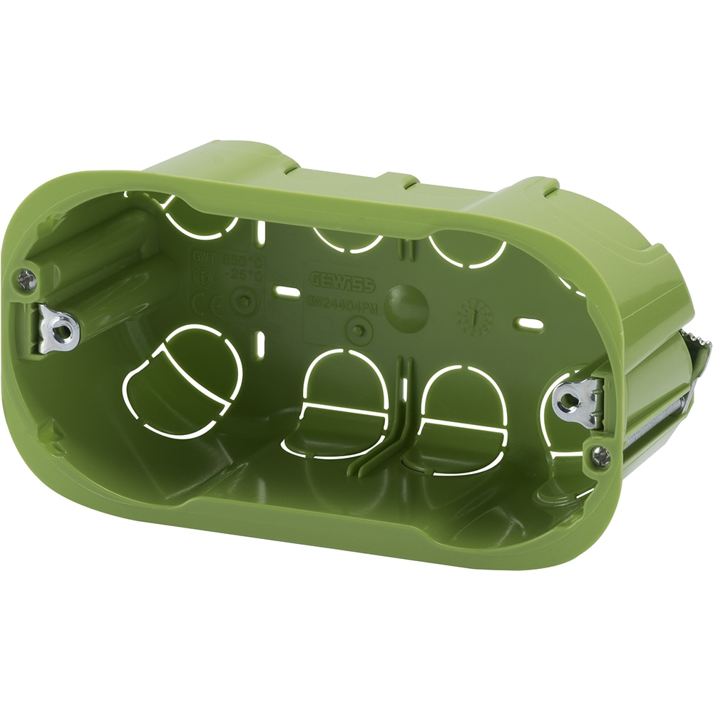 Doza GEWISS GW24404PM, 4 posturi, IP40, verde