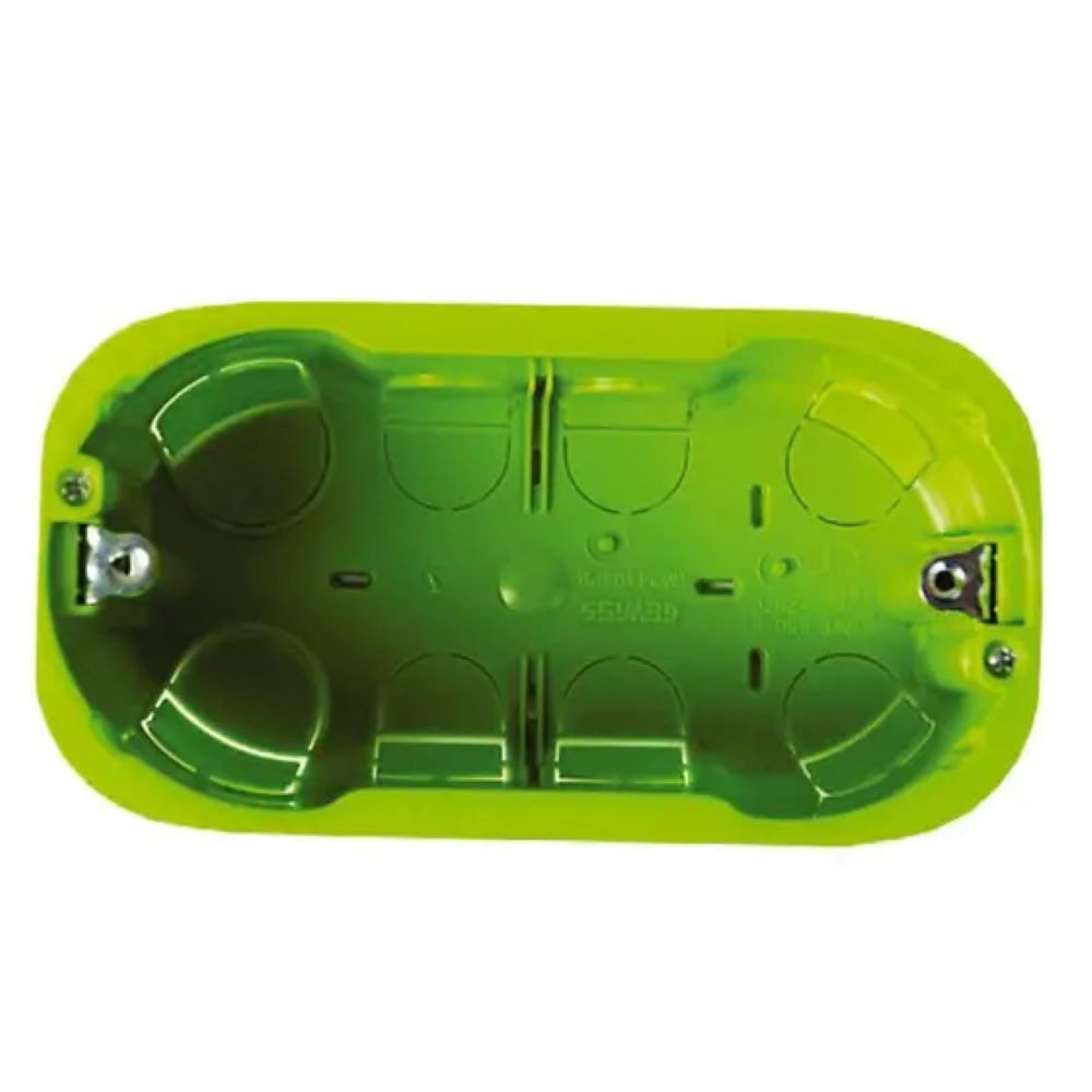 Doza GEWISS GW24404PM, 4 posturi, IP40, verde