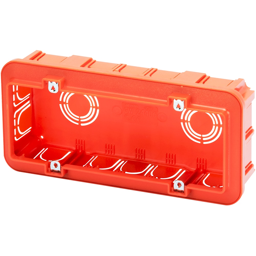 Doza GEWISS GW24406, 6 posturi, IP20, caramiziu