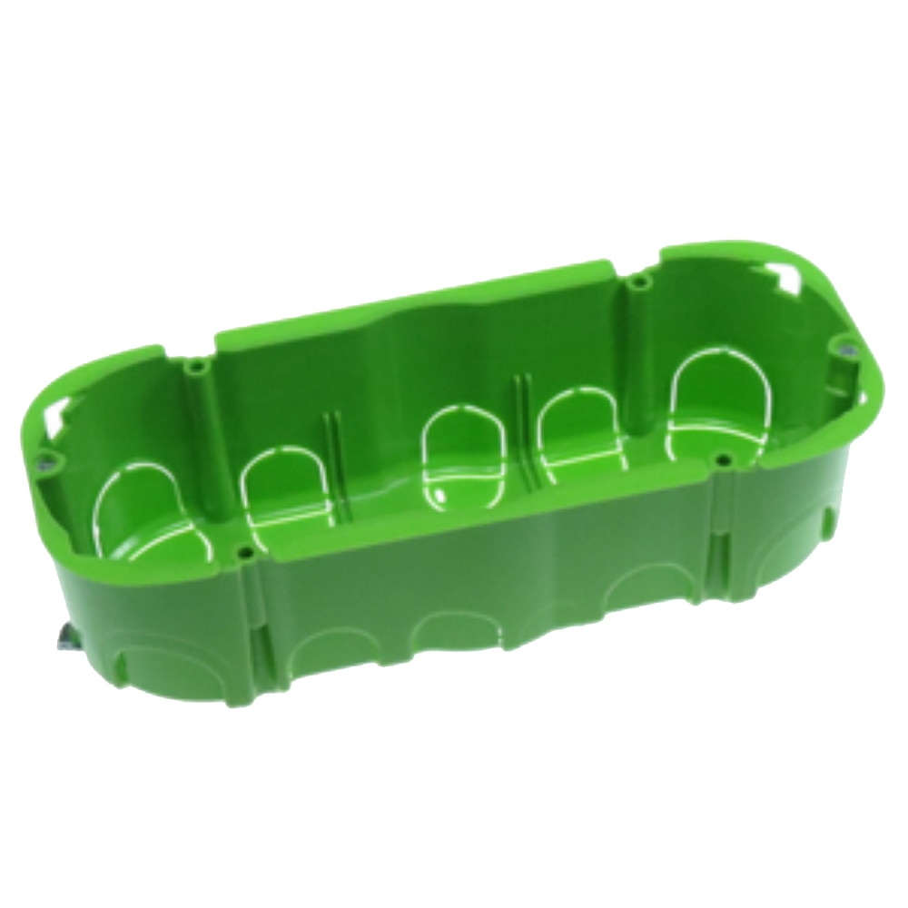 Doza GEWISS GW24406PM, 6-7 posturi, IP40, verde