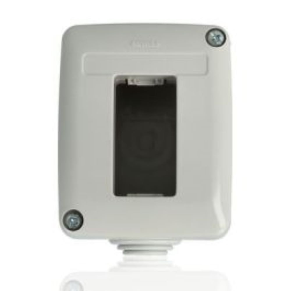 Doza GEWISS GW27001, 1 post, IP40, gri