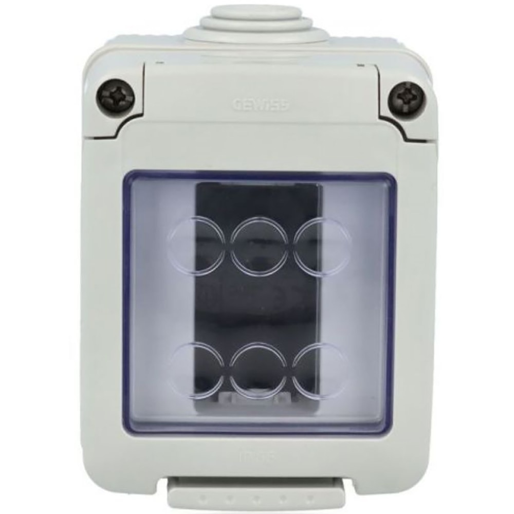 Doza GEWISS GW27041, 1 post, IP55, gri