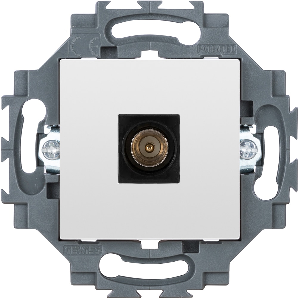 Priza TV GEWISS GW35261W, IP20, alb