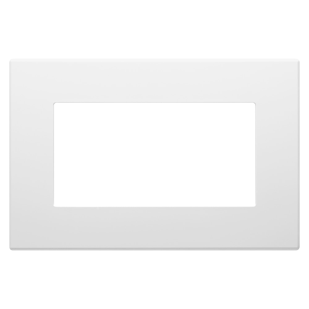 Rama GEWISS Dahlia, priza dubla, alb