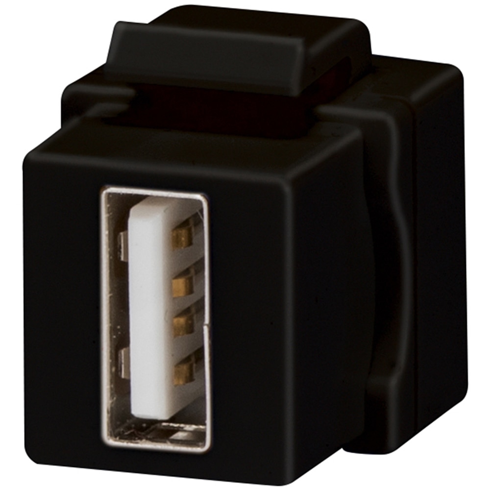 Adaptor GEWISS Keystone, USB, negru