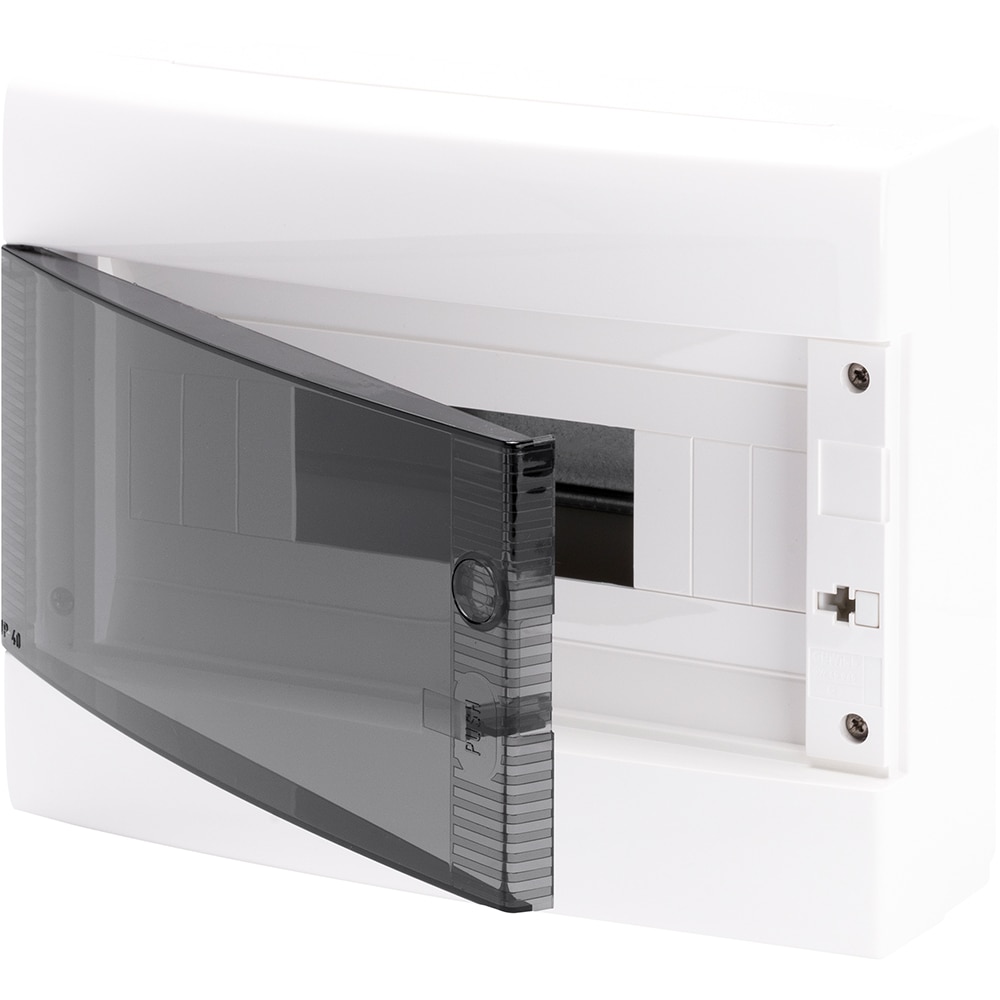 Tablou electric aparent GEWISS GW40045, 12 module, IP40, alb