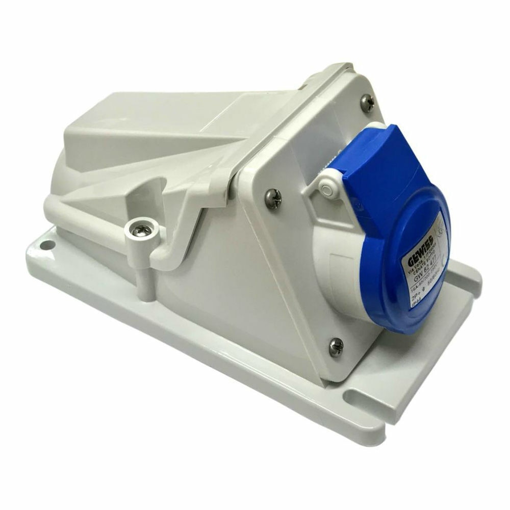 Priza GEWISS GW62477, IP44, 16A, 230 V, gri