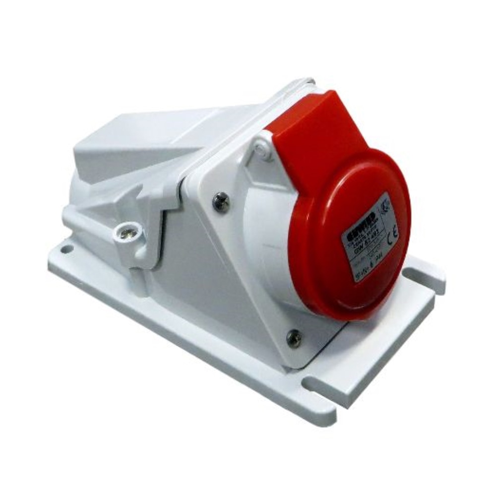 Priza GEWISS GW62482, IP44, 16A, 400 V, gri