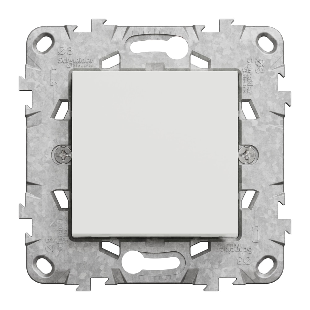 Intrerupator cap-scara SCHNEIDER NU520318Z, incastrat, 10A, IP20, alb