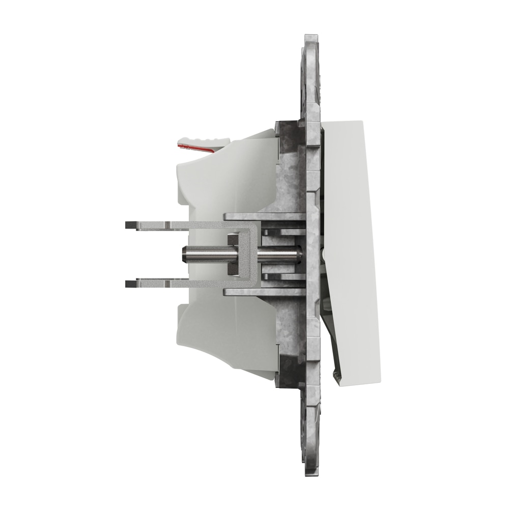 Intrerupator dublu SCHNEIDER NU521118NZ, incastrat, 10A, IP20, alb