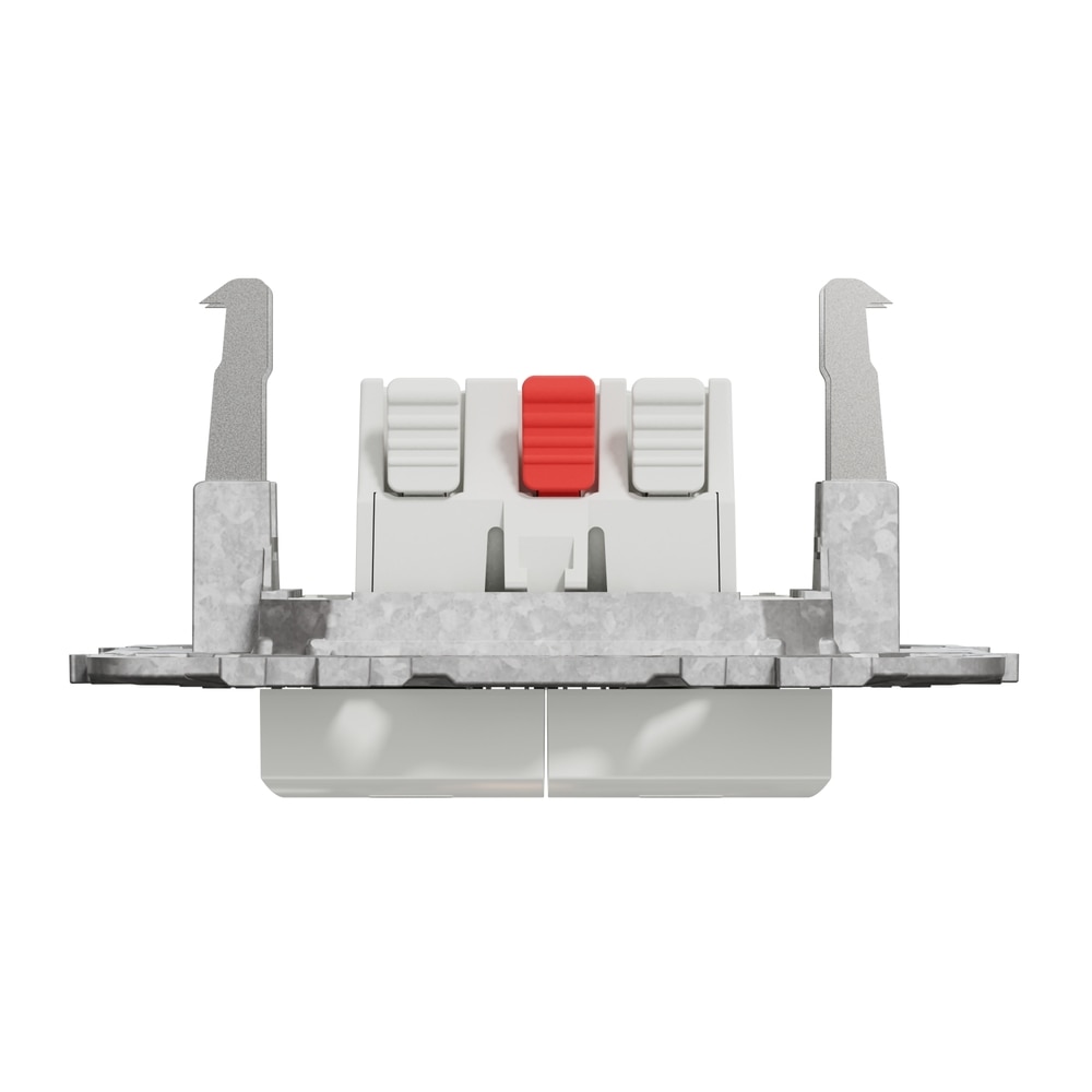 Intrerupator dublu SCHNEIDER NU521118NZ, incastrat, 10A, IP20, alb