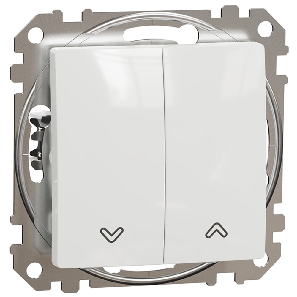 Intrerupator draperie SCHNEIDER SDD111114, incastrat, 10A, IP20, alb