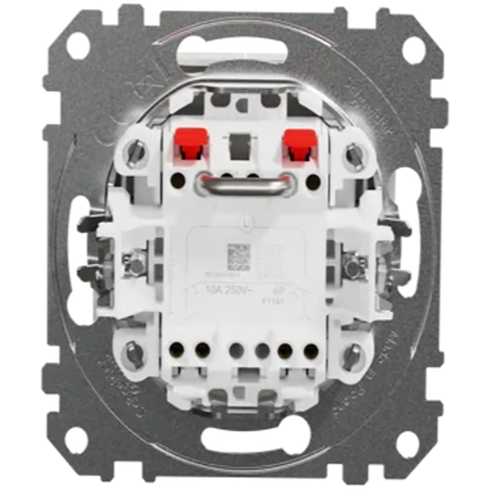 Intrerupator draperie SCHNEIDER SDD111114, incastrat, 10A, IP20, alb