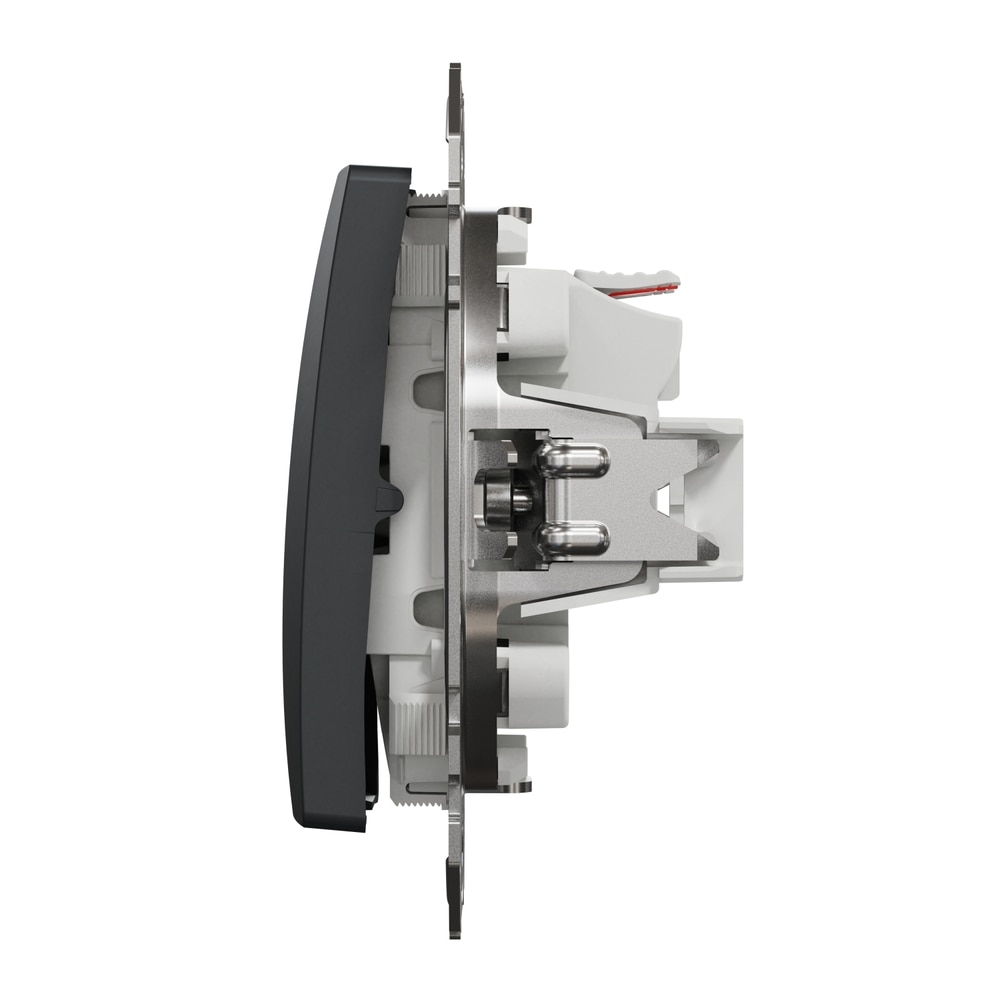 Intrerupator dublu SCHNEIDER SDD114105, incastrat, 10A, IP20, antracit